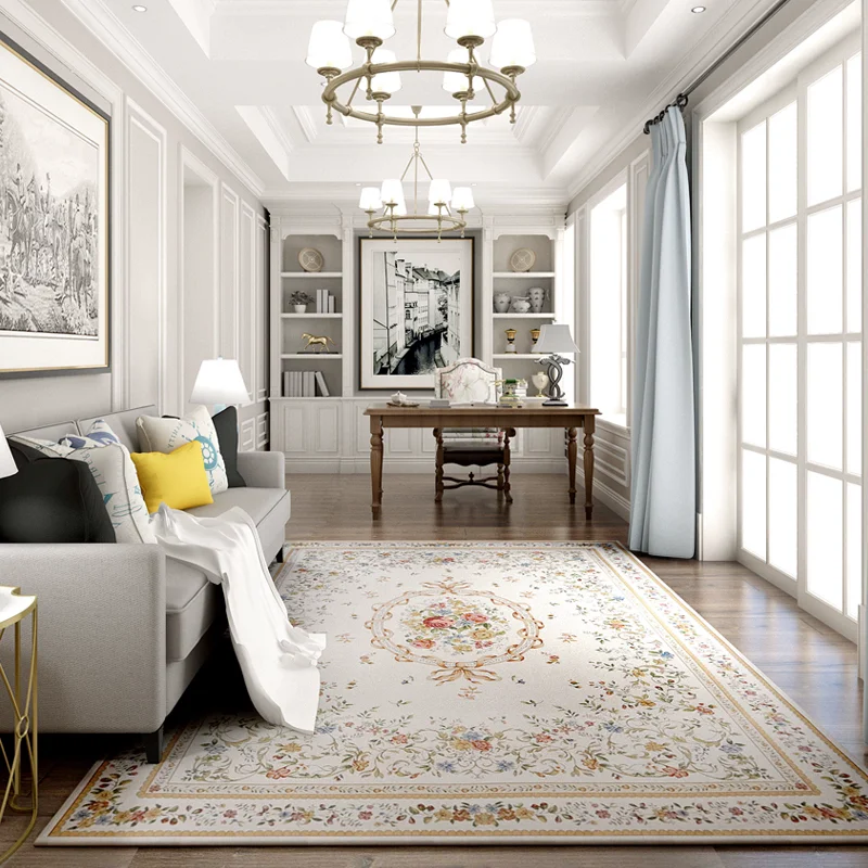 British Countryside Carpets For Living Room Home Decor Rugs For Bedroom Sofa Coffee Table Floor Rug Large Villa Study Mat