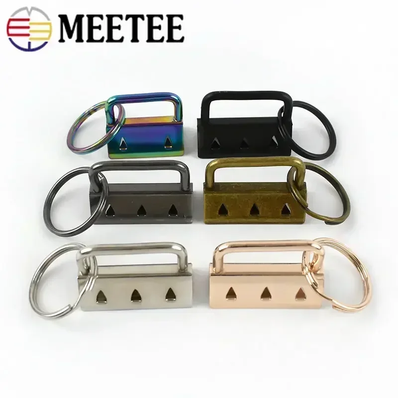 10/20Pcs 20/25/32mm Metal Webbing Strap Tail Clip Buckle Luggage Belt Wallet Keychain O Ring Buckles DIY Crafts Hardware Hook