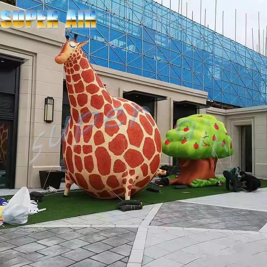Mais recente design personalizado animal de desenho animado inflável tão fofo gato inflável para venda