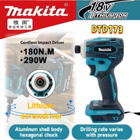 MAKITA  DTD173 18V high power brushless impact lithium screwdriver driver Rechargeable high torque Cordless electric driver