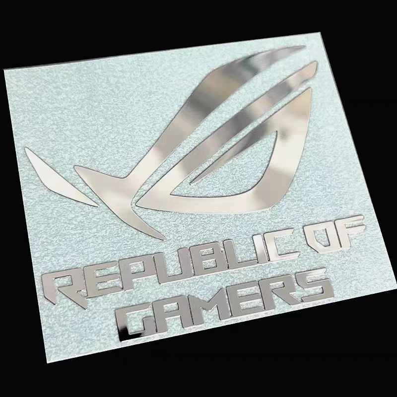 Imagem -05 - Asus Rog Jogador País Metal Adesivo Celular Laptop Tablet Case Adesivo