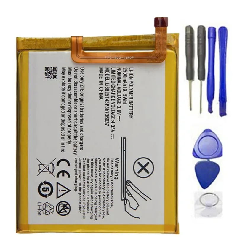 

Li3825T43P3h736037 Phone battery For ZTE Blade A2 Blade V7 Lite Dual SIM BV0720 2500mAh Battery
