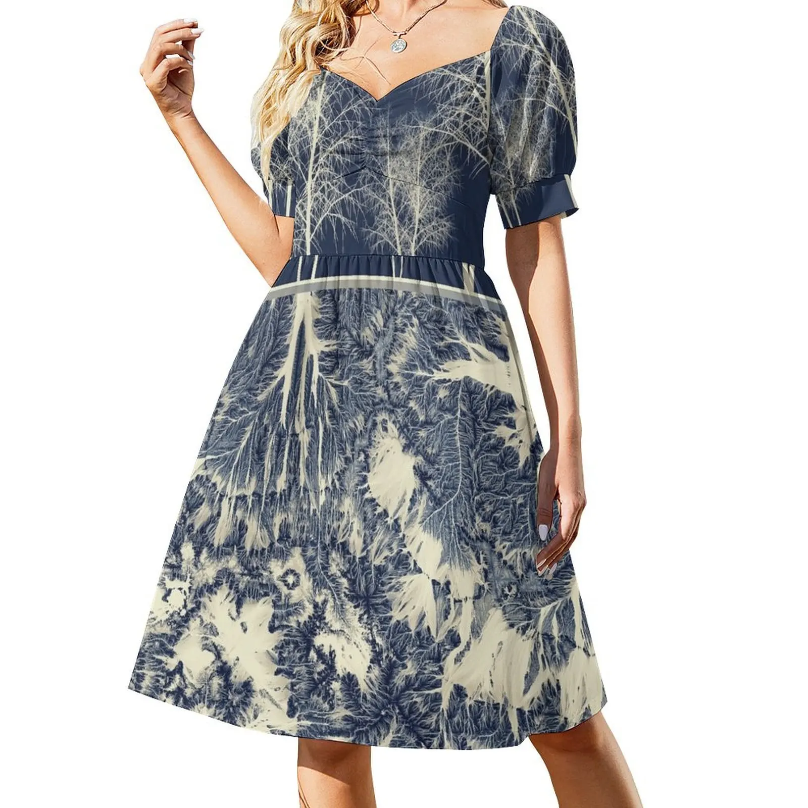 

Grounded Short-Sleeved Dress party dresses woman woman dress women's evening dress 2025