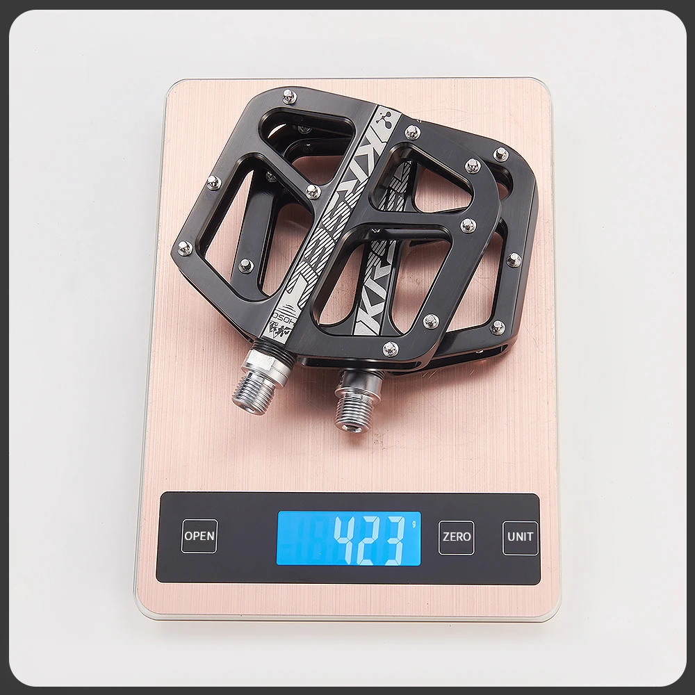 Bike Pedals Mountain Bike Pedal  9/16 inch Lightweight Bicycle Platform Flat Pedal for BMX MTB Adult Road Bi