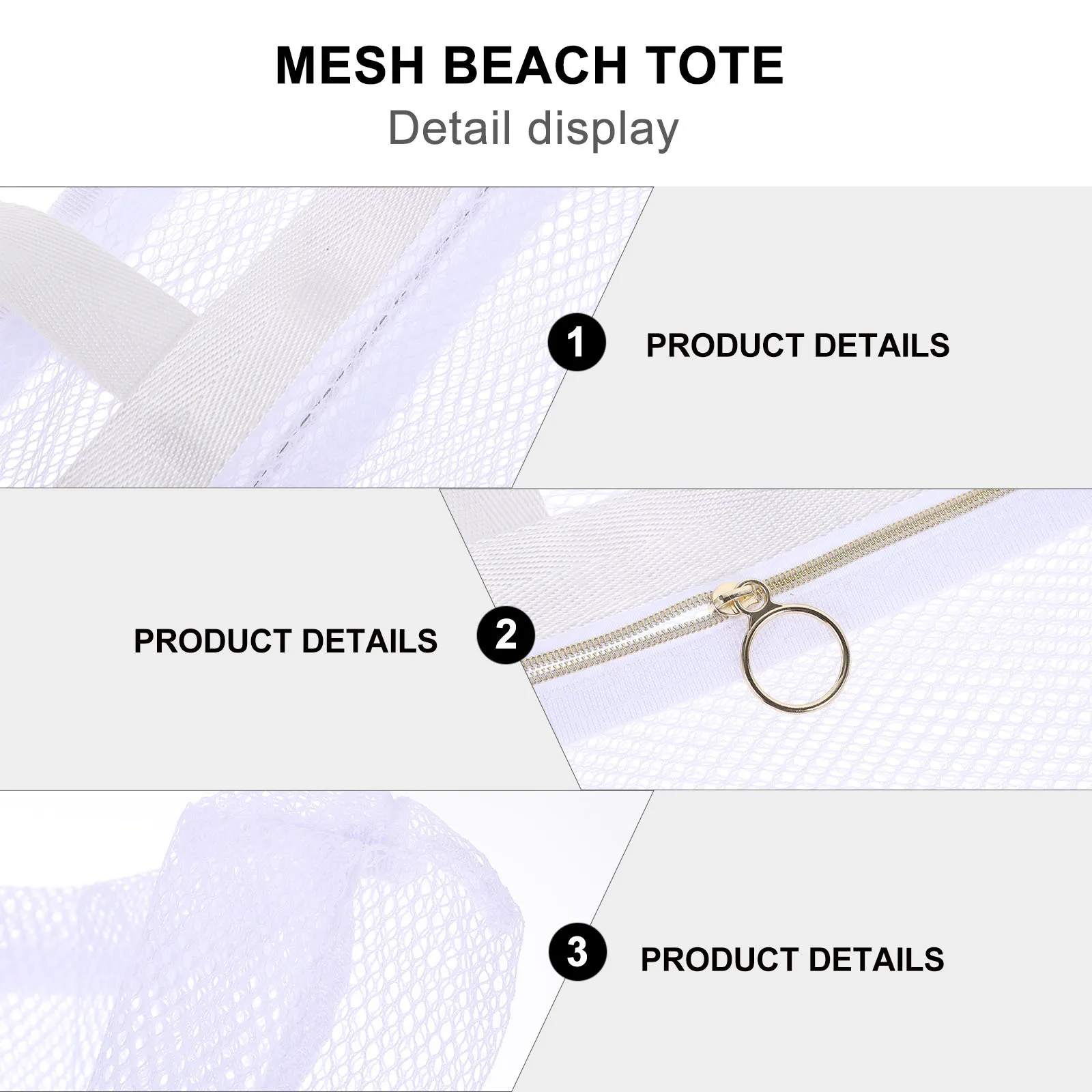 

DOITOOL Travel Toiletry Bag for Women Portable Makeup Shower Nylon Storage Bag Multi Pocket Organizer White