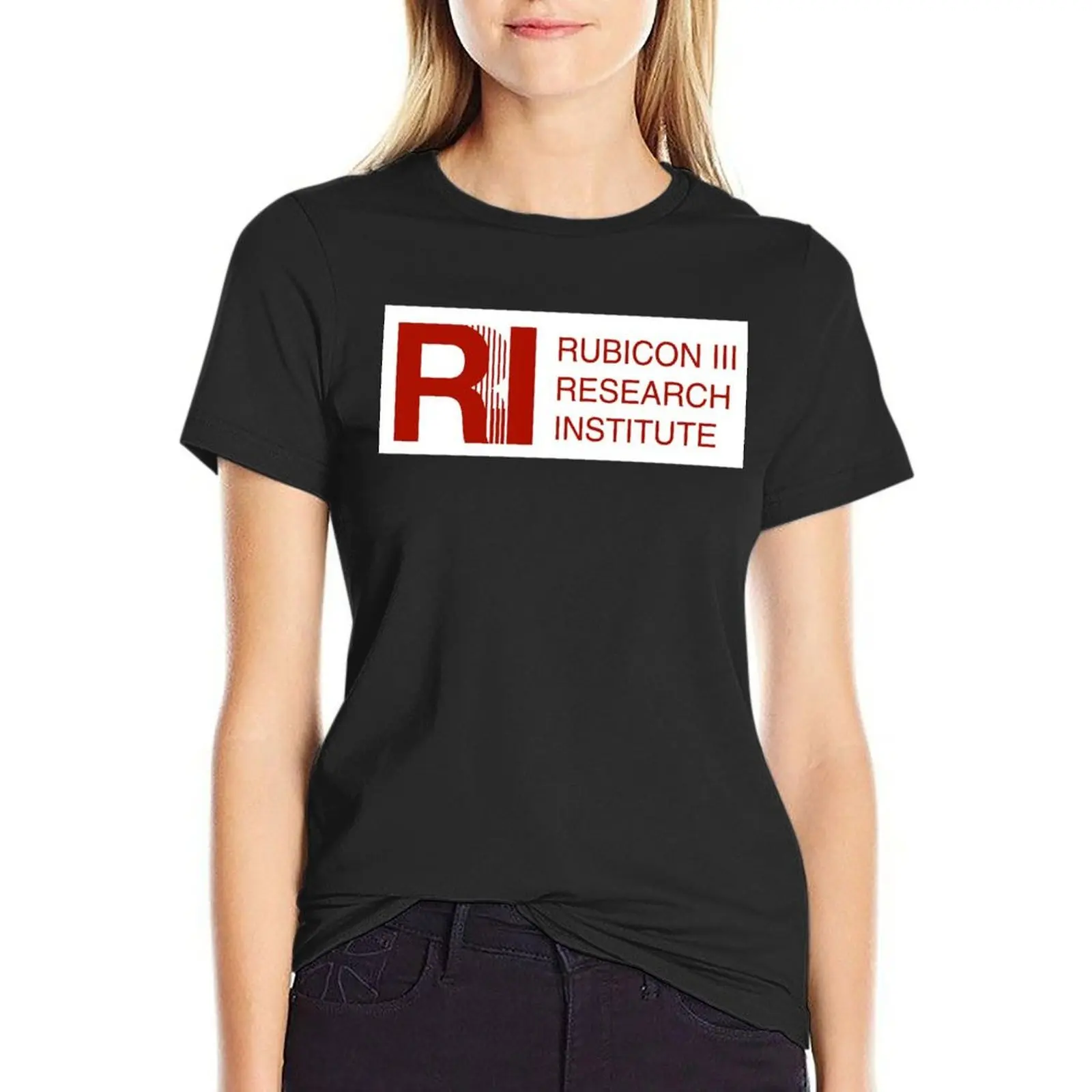 

Rubicon III Research Institute from Armored Core VI T-Shirt aesthetic clothes cropped t shirts for Women