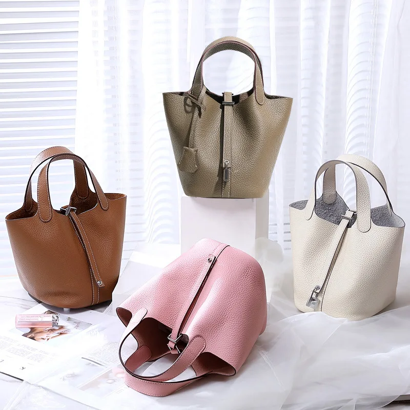 

Fashionable Handbag New Barrel-shaped 2025 Women's Bag European and American Trendy High-quality Soft Leather Clutch Bag Handbag