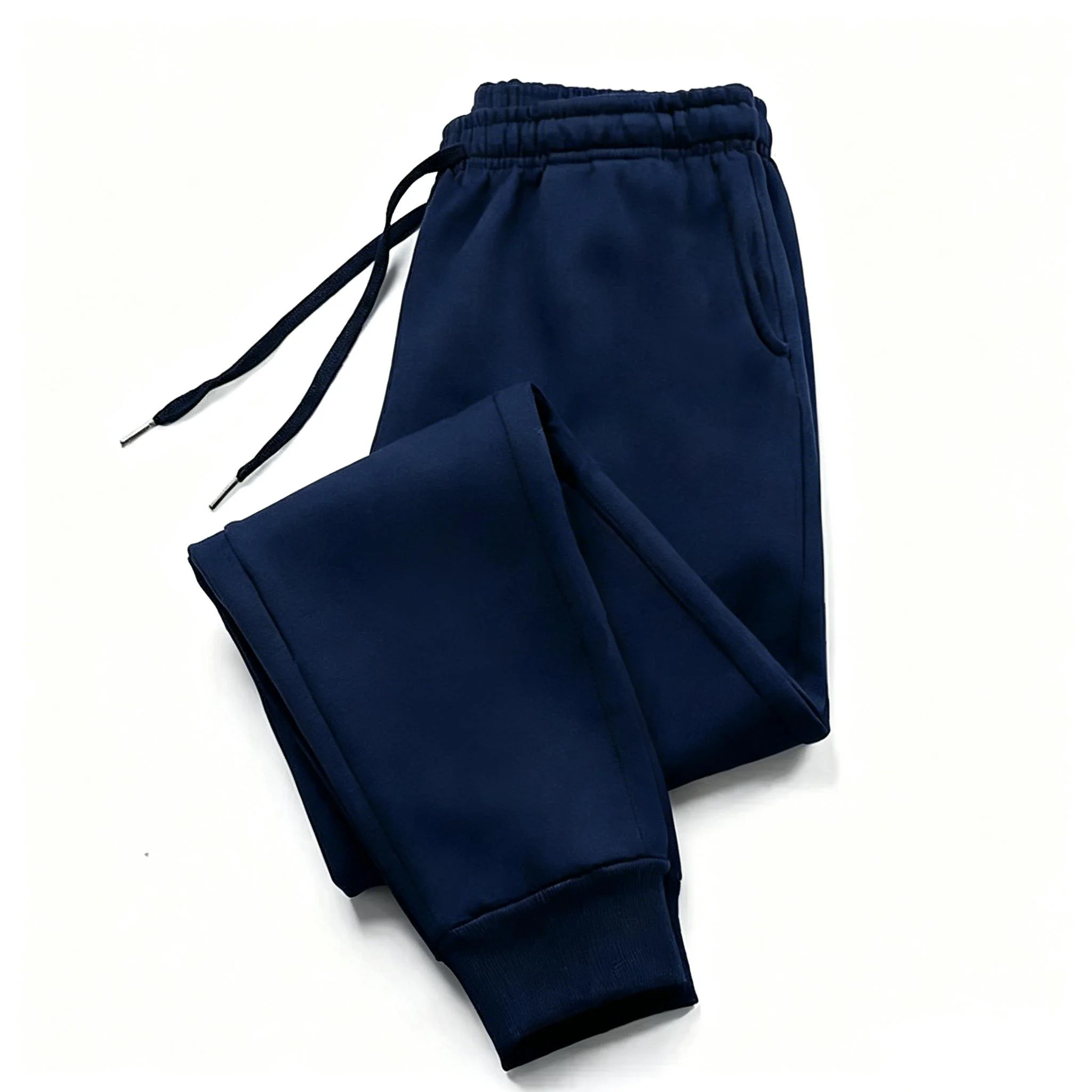 Men Sweatpants High Quality Drawstring Solid Color Jogger Pants All Season Home Outdoor Casual Sport Trousers 2025 Men's Clothes