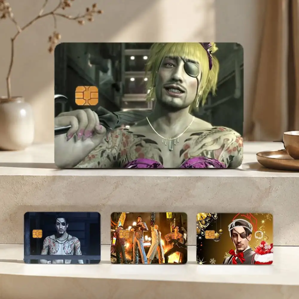 

Game Y-Yakuzas Goro Majima Sticker Film Tape Skin for Credit Card Debit Card Waterproof Stickers