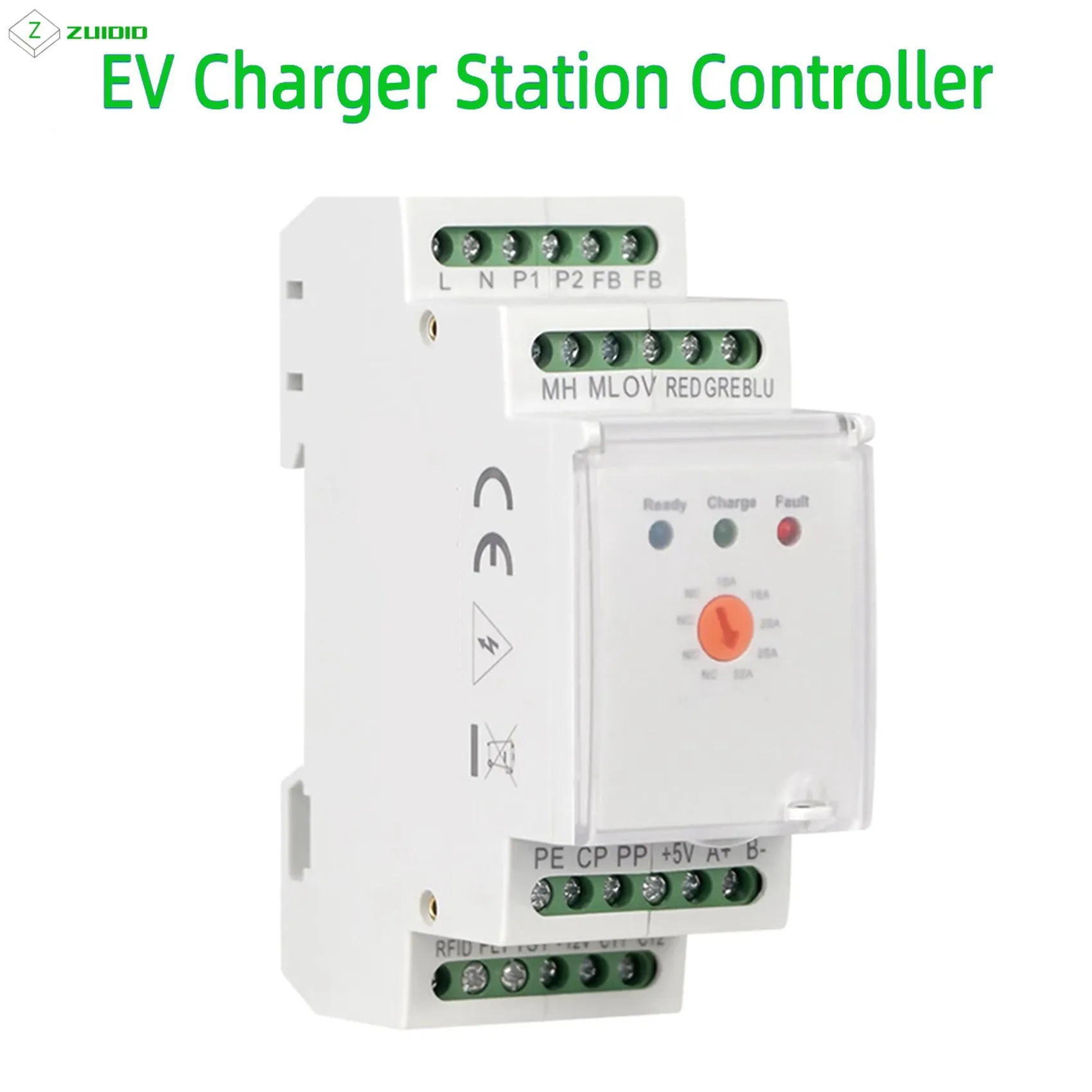 32A 22KW EVSE EPC Controllers Electronic Protocol Controller for 7KW 11KW Wallbox EV Charger Station Electric car accessories