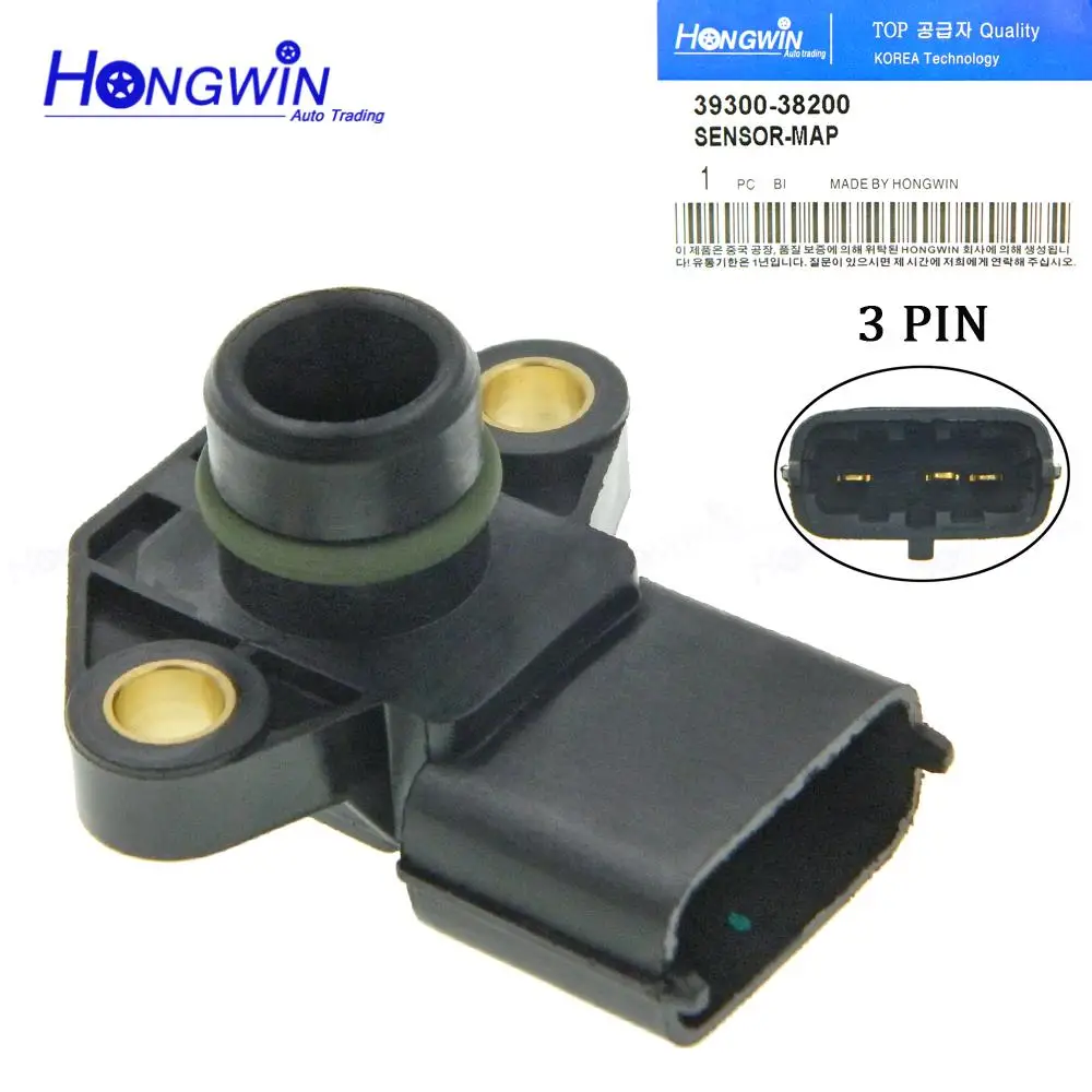 

39300-38200 Manifold Absolute Pressure MAP Sensor For Hyundai Veracruz Azera Entourage Sonata XG350 Santa Fe Kia Sorento Optima