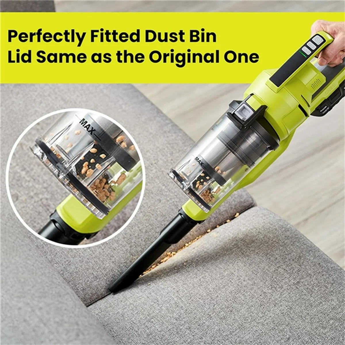 

A83Z 4x Replacement Canister Gasket for 18v Stick Vaccum Dust Bin Lid PCL720,PBLSV716,Dust Bin Canister Seal Gasket