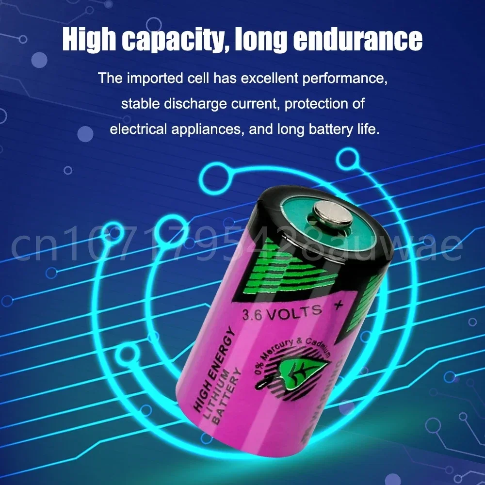 50PCS 3.6V TL-5902 ER14250 LS14250 SL350 Replacement Li-Ion Battery For PLC CNC Machine Tools Alarm Clock Water Meter