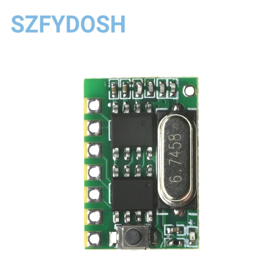 4-Channel Wireless Remote Control Receiver Module with Learning Code for 315/433MHz ASK Systems