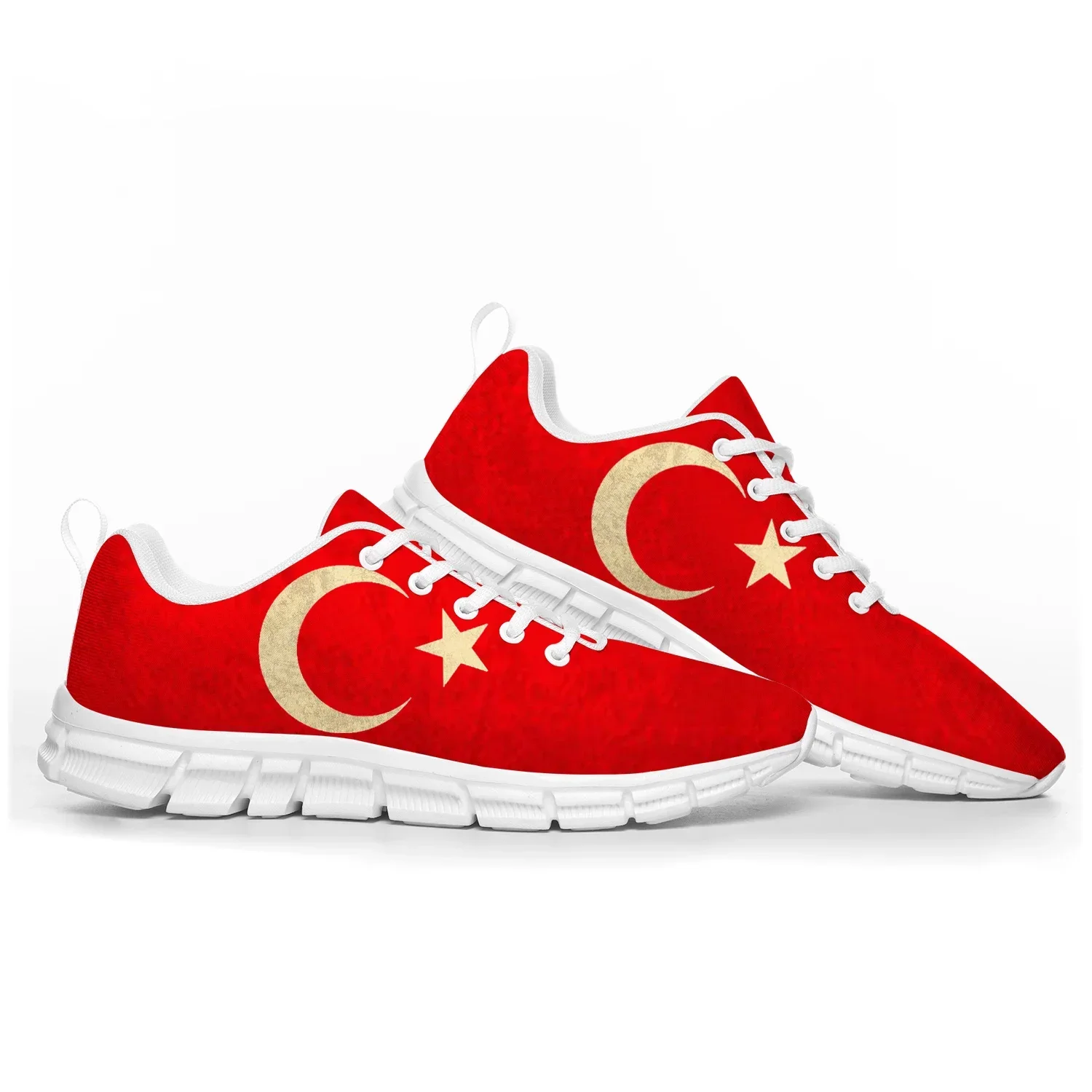 Turkish Flag Sports Shoes Mens Womens Teenager Kids Children Sneakers Turkey Casual Custom High Quality Couple Shoes