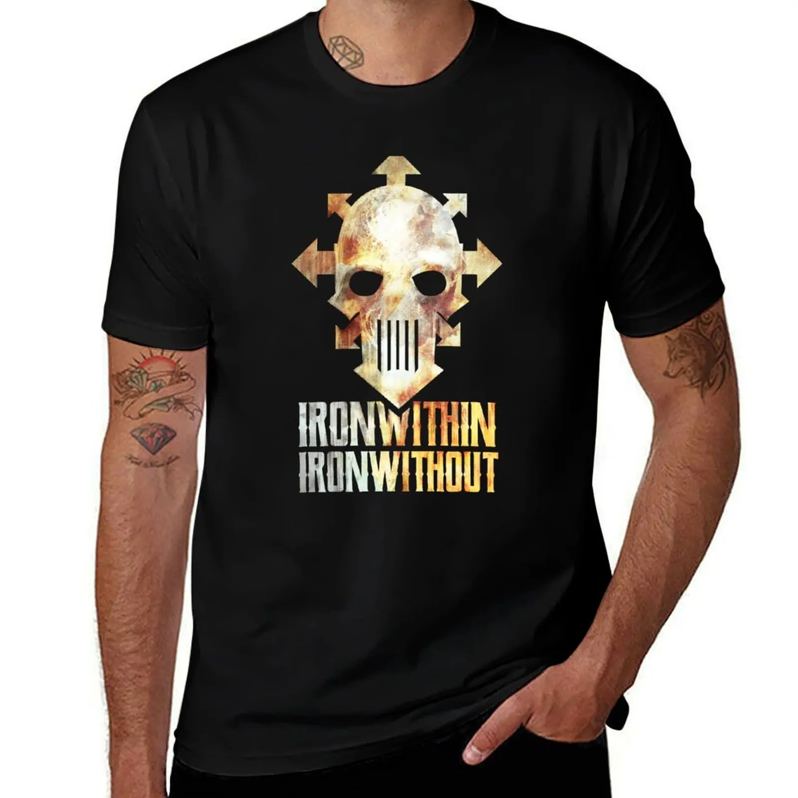 

Iron Within Iron Without Chaos Legion T-Shirt baggy shirts oversized customs design your own mens shirts graphic tee