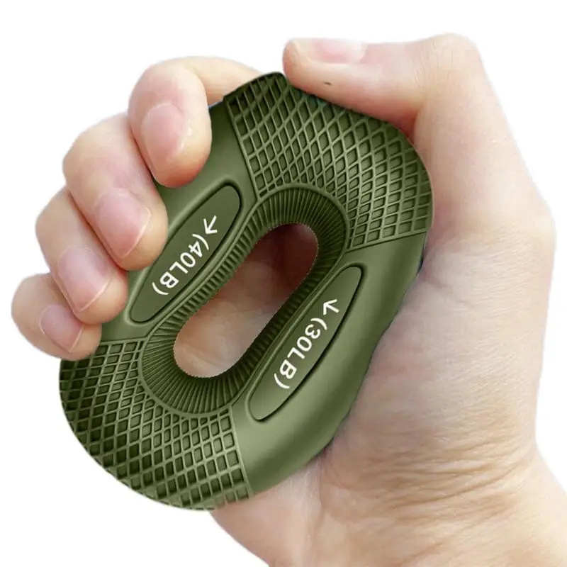 Grip Strength Training Ring Silicone Forearm Grip Workout Forearm Exerciser Strength Training Grip Strengtheners Fingers