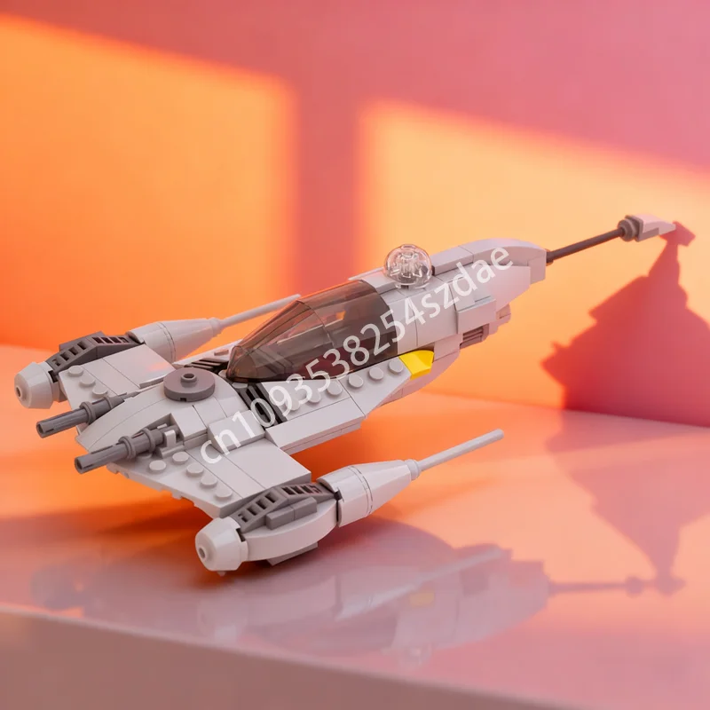 

196 шт. MOC Mandalorian S N 1 Starfighter Star Model Building Рождественский подарок Блоки Сборка Творческая идея Игрушки Образовательный кирпич