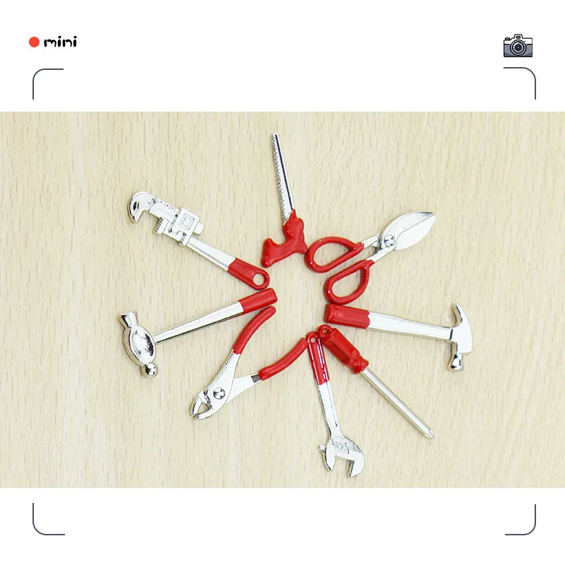 Outils miniatures en alliage 1:12, accessoires pour maison de poupée, Mini jouets, scènes de modèles, outils de Simulation, décoration créative de Micro-scène