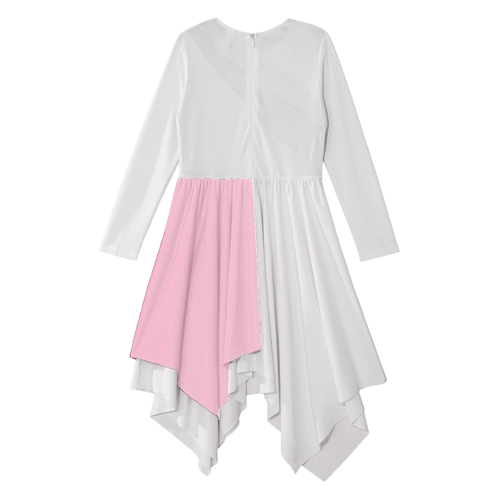 

Детское платье для девочек для церковных литургических танцев, металлическое, для бальных танцев, для хоровых выступлений, лирических танцев, сценических выступлений