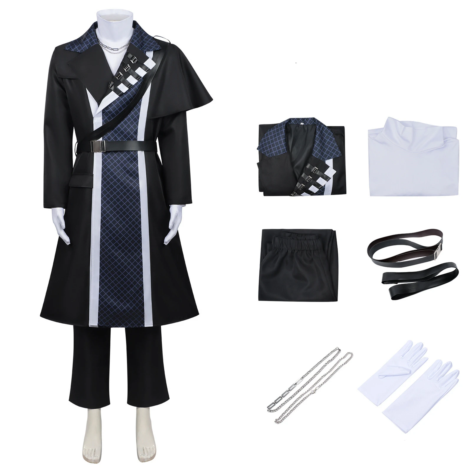 

Tachibana Keito Cosplay Costume Men Singer Stage Performance Uniform Anime Blue Set Halloween Carnival Party Outfit