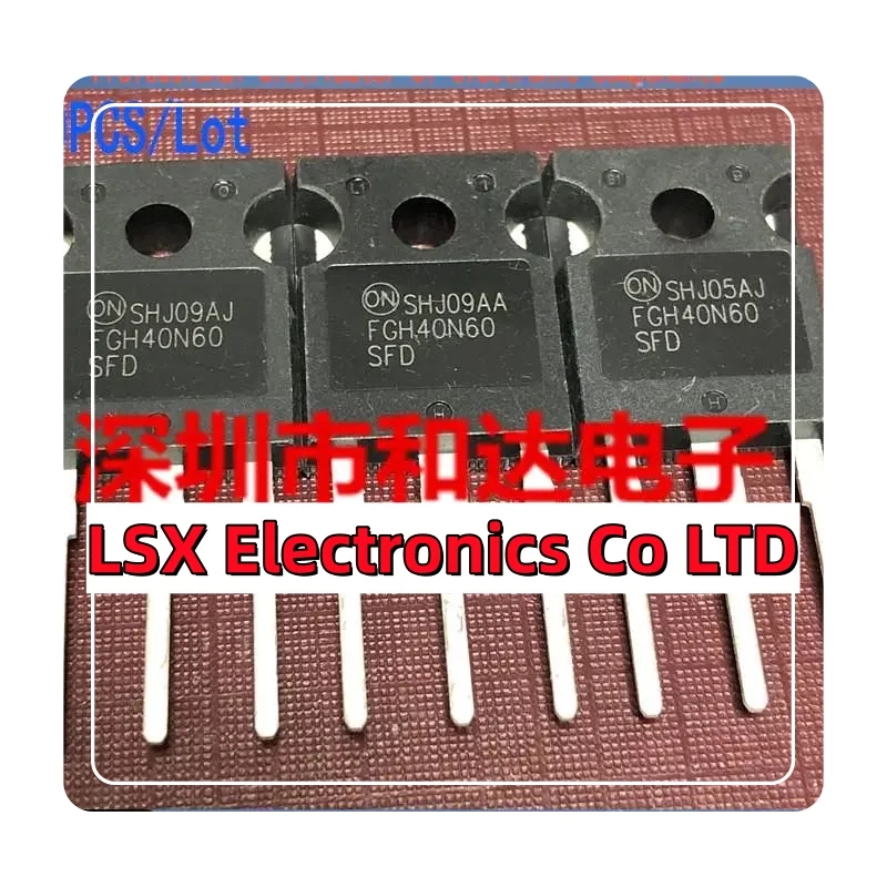 10PCS/Lot FGH40N60SFD  TO-247 600V 40A Imported Original In Stock