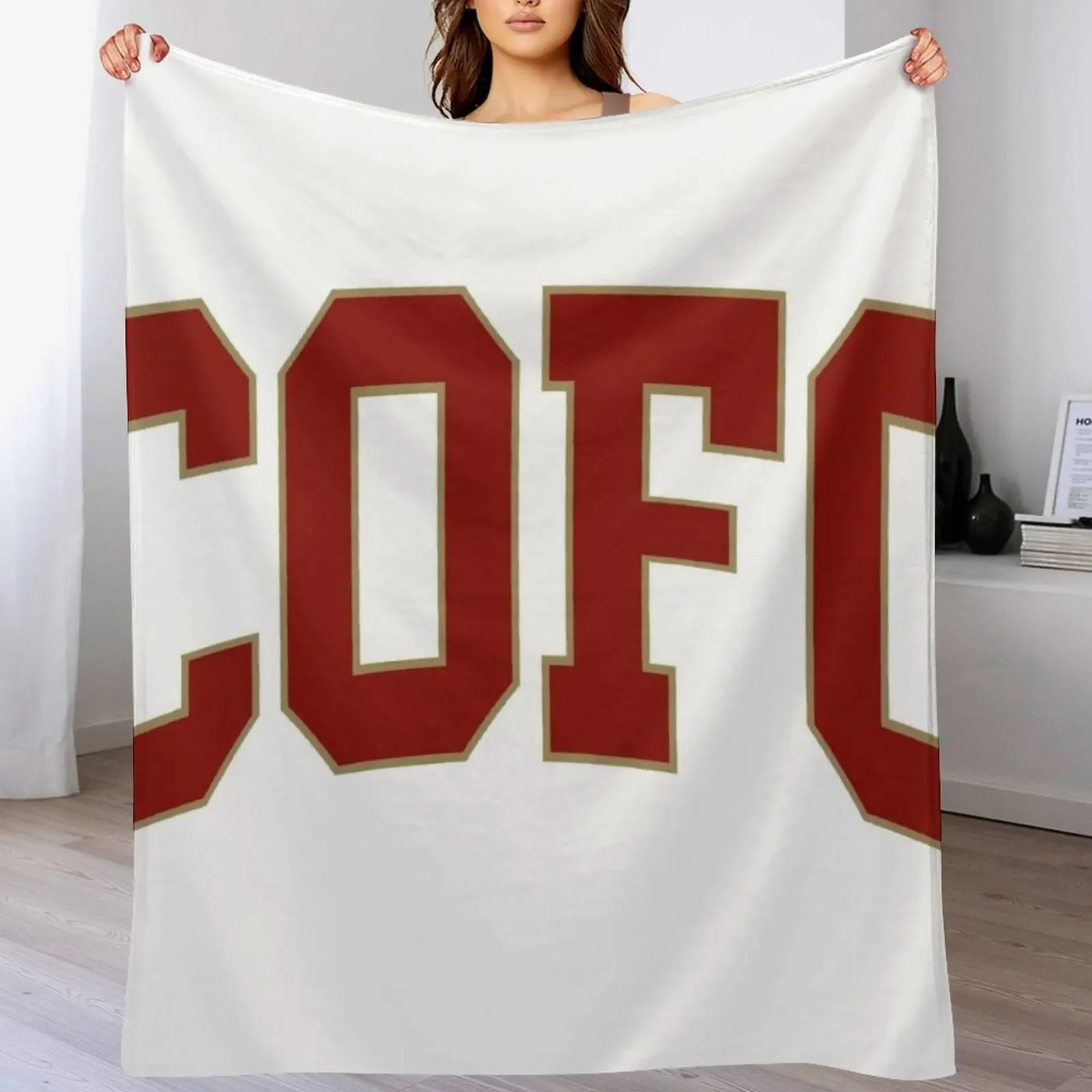 

college of charleston - varsity font Throw Blanket Softest Baby Fashion Sofas Blankets