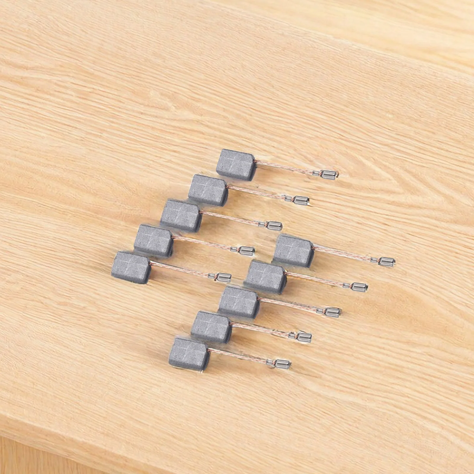 10pcs 6x11x15mm Carbon Brushes For WU900 WU829 WU816 WU771 Angle Grinder Electric Motor Replacement Parts Power Tool Accessory