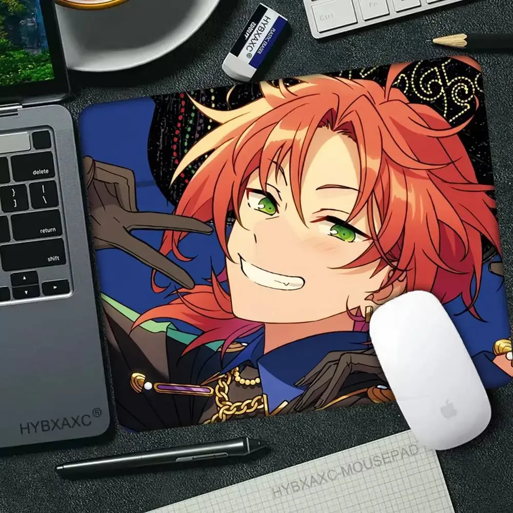 

Аниме ансамбль звезды коврик для мыши маленький коврик для мыши LockEdge для геймеров коврик для компьютерного стола прямоугольный противоскользящий резиновый коврик