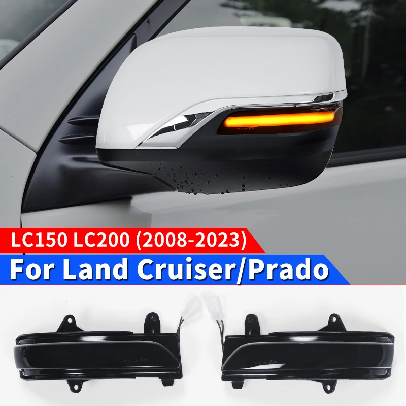 

For Toyota Land Cruiser 200 Prado 150 LC150 Dynamic LED Side Mirror Blinker Light Turn Signal Lamp Modification Accessories