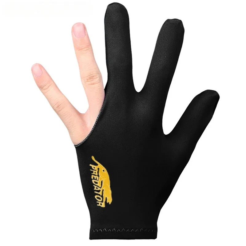 

1 PCS High Quality Snooker Billiard Cue Glove Pool Left Hand Open Three Finger Accessory Fitness Accessories for Men and Women