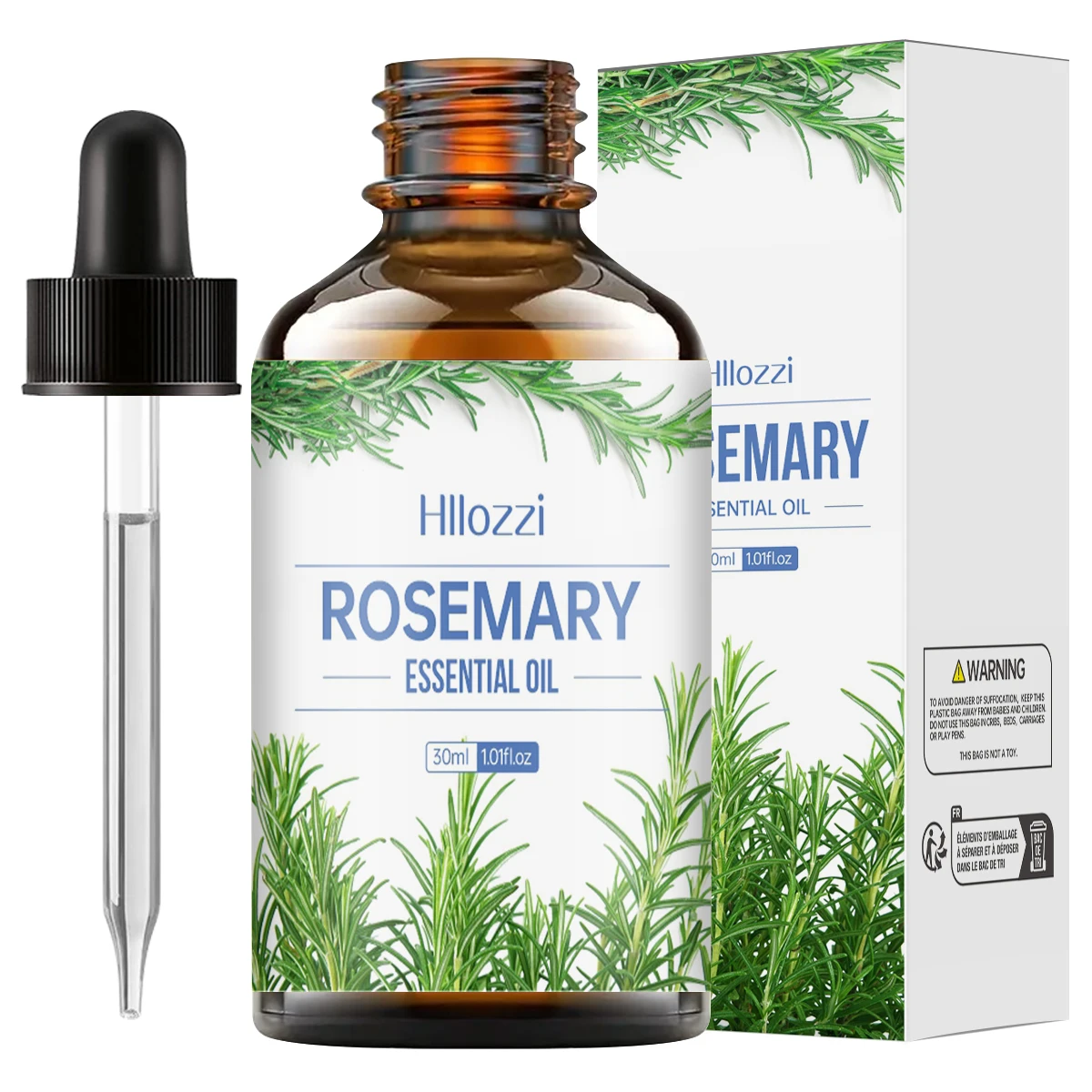 Aceite fortalecedor del cabello del cuero cabelludo, menta y romero, aceites esenciales de biotina, tratamiento nutritivo, punta