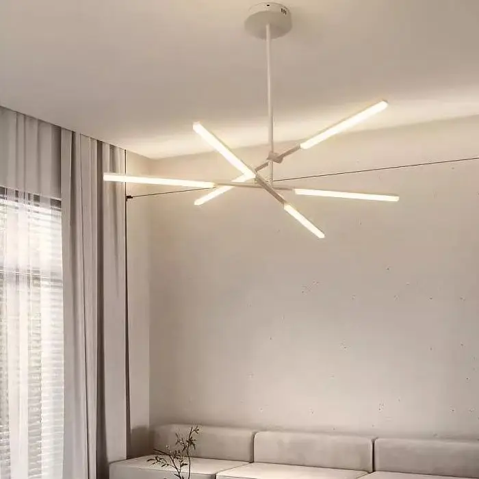 

MZISOSOD Modern Minimalist Chandelier for Living Room Nordic Japandi Wabi Sabi Style Ceiling Light Fixture for Hallway Dining