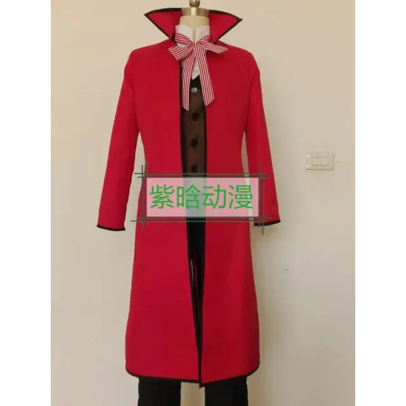 2020 Kuroshitsuji Black Butler Shinigami Grell Sutcliff Cosplay Costume High Quality Custom Uniform