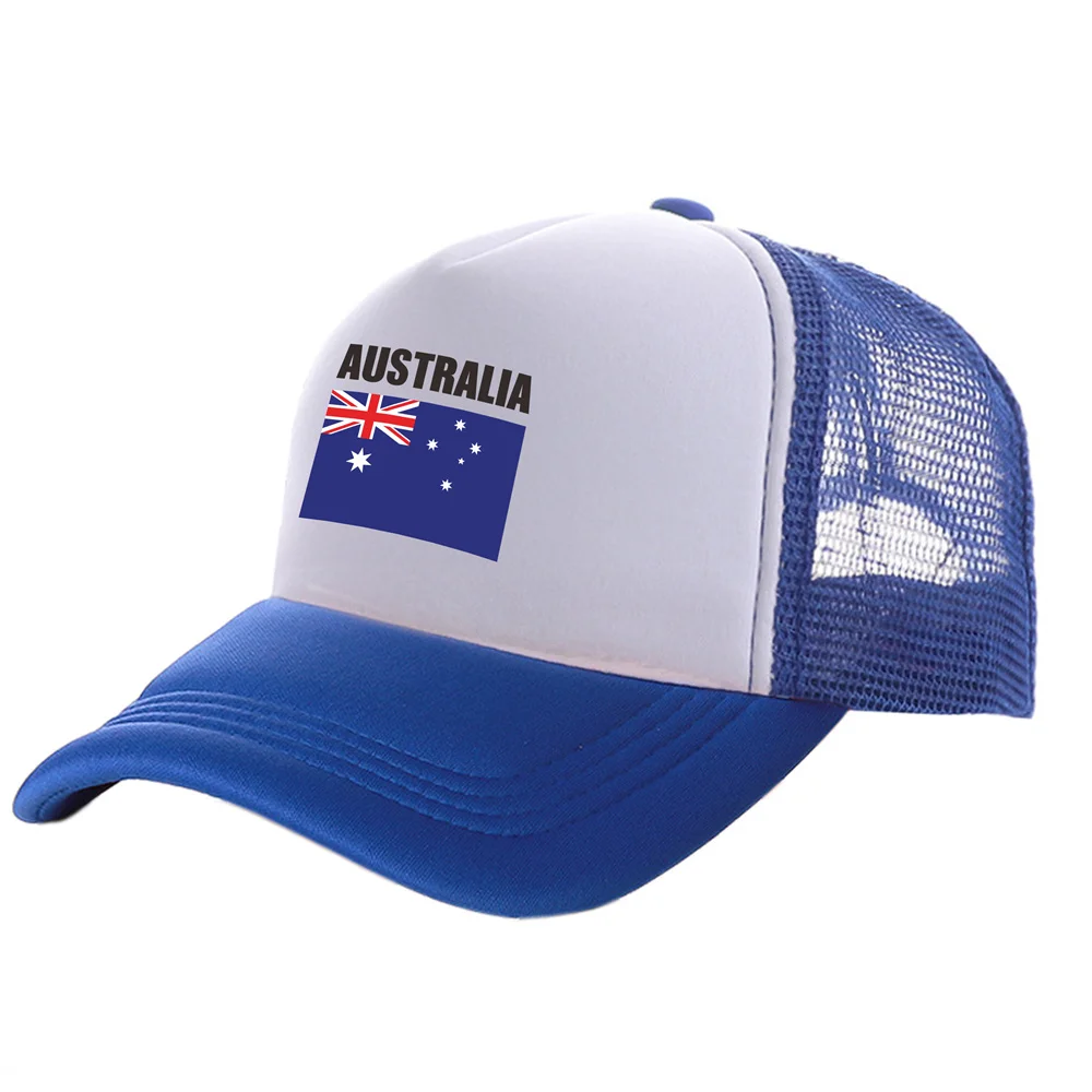 Australia Trucker Caps Men Australia Hat Baseball Cap Cool Summer Unisex Mesh Net Caps