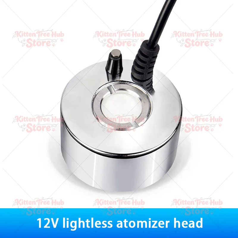 DC 12V 2A Electric Sprayer Fog Machine, Small Fine Mist Humidifier for Fish Tank/Pool & Auto Mist Maker