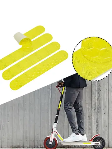 Electric Scooter Reflective Stickers Night Safety Stickers Scooter Accessories Night Safety Stickers, Scooter Accessories