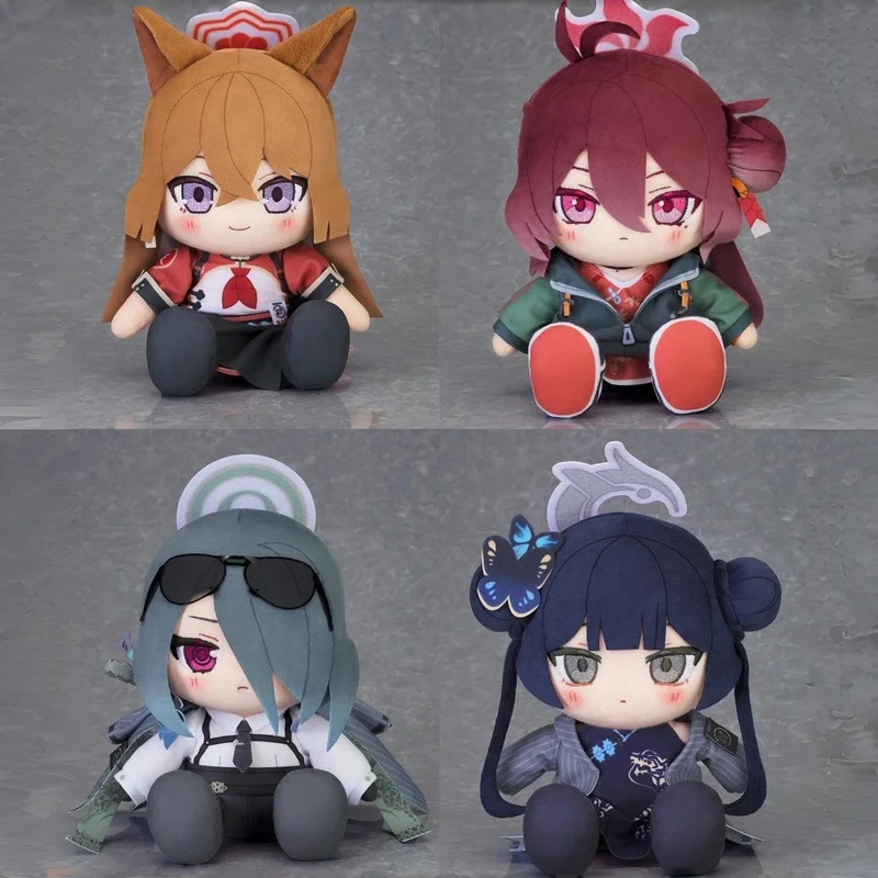 Gsc Blue Archive Q Version Plush Doll Toy Anime Character Stuffed Soft Toy Collectible Desk Decor Doll Gift