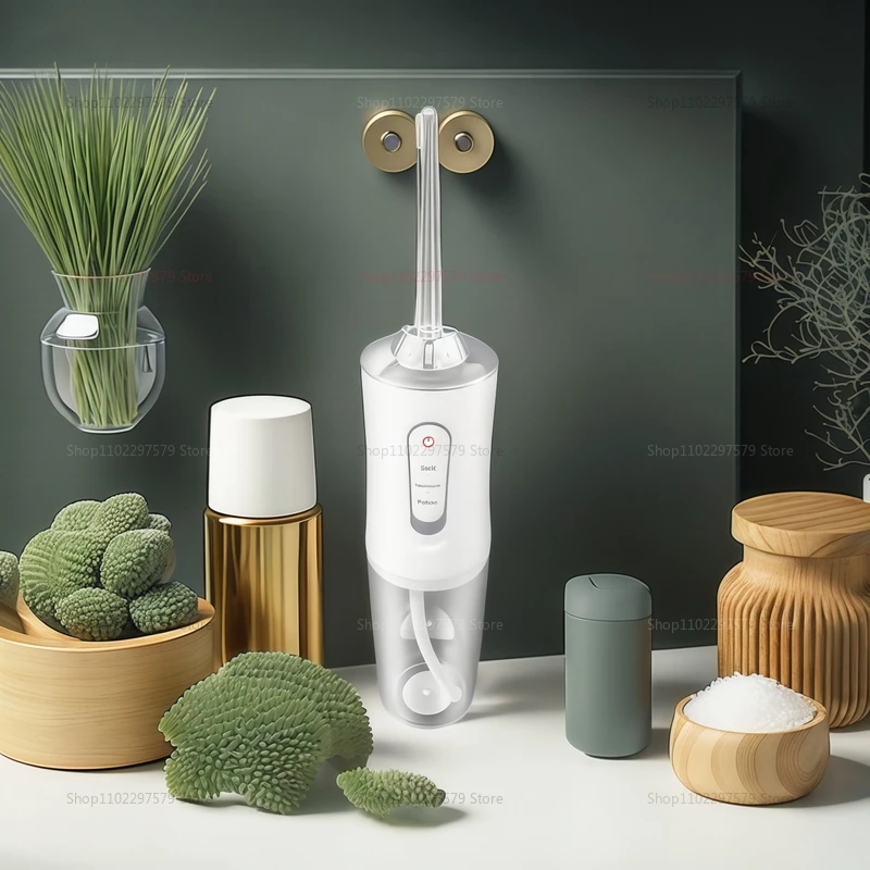 USB перезаряжаемый семейный ирригатор для полости рта, портативный ирригатор для воды, 3 режима, 4 насадки, чистка зубов, питьевая вода