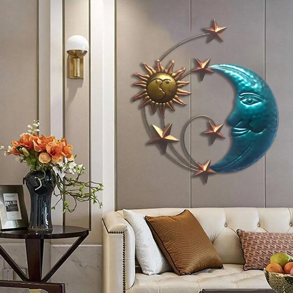 Nordic Hanging Decor Sculpture Interior Ornament Metal Minimalist Creative for for