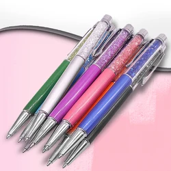 Beautifully Crystal Ballpoint Pen Fashion Creative Stylus Touch Pen for Writing Stationery Office & School Customized Logo gift