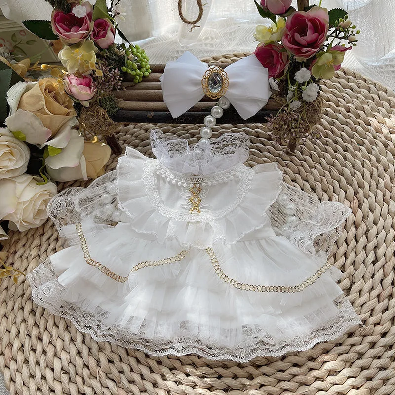 

Toys Wedding Small Dress 15CM 20CM 40CM Cotton Doll Clothes