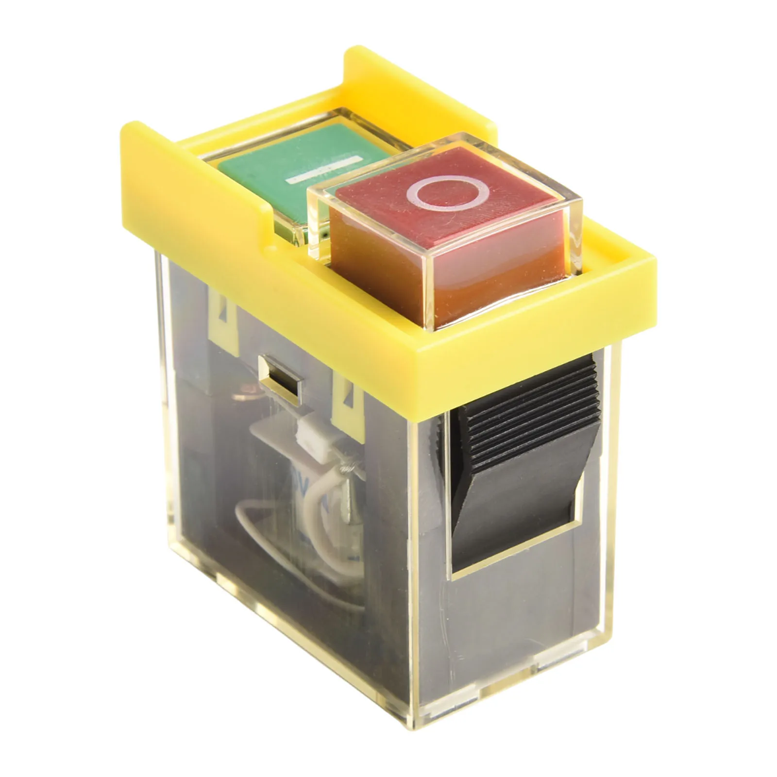 250V Switch KJD6 Switch Green Start Button Power Failure Protection Rated Current for 6a 50*40mm For Power Control