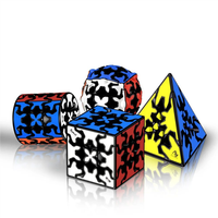 QiYi 3x3 Gear Pyramid/Cylindrical Creative Shaped Cylinder Sphere Speed Magic Cube Gear Educational Toy Gifts Puzzle Cubo Magico