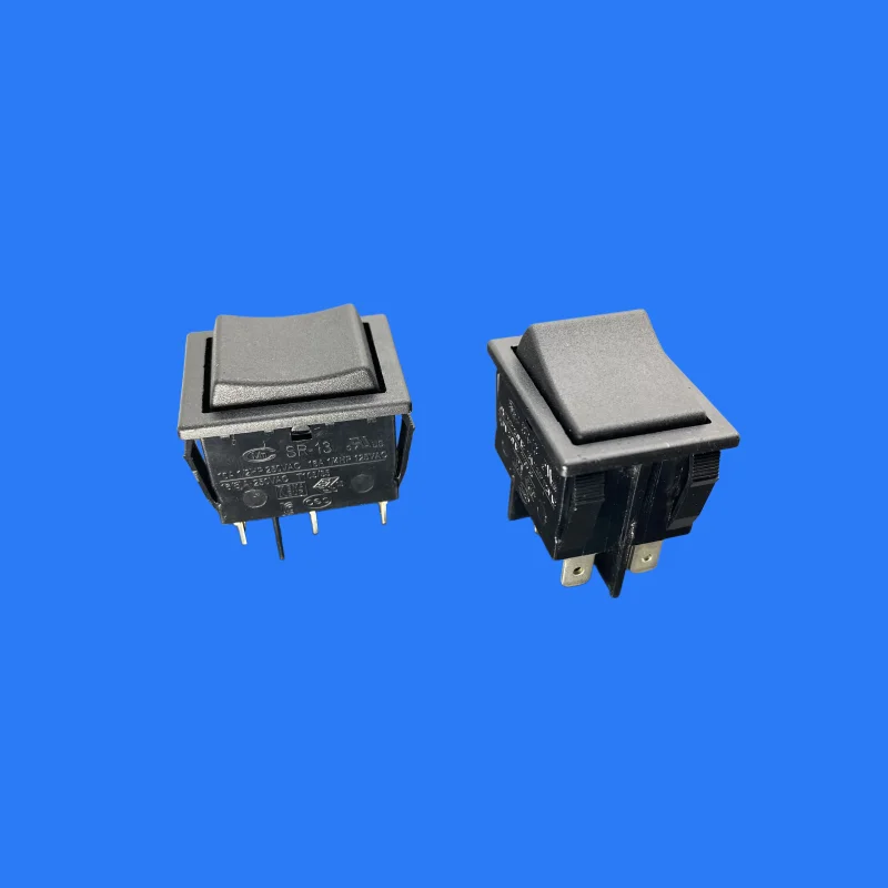 10pcs/Taiwan SR-13 rocker power rocker switch button 16A250VAC high current 6 feet 3 gears