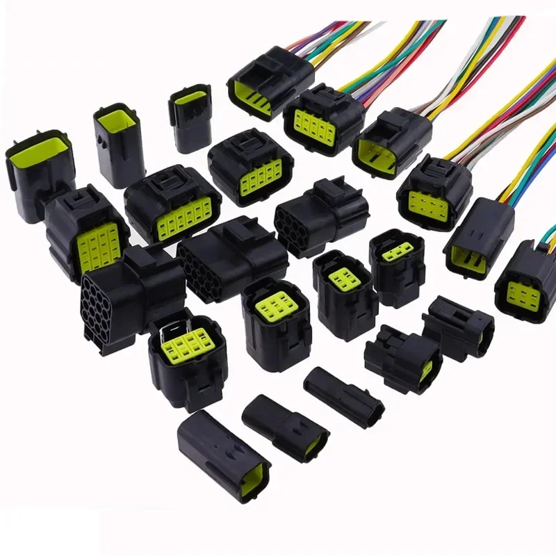 1/2/3/4/6/8/10/12/16Pin Denso Auto Waterproof Connector Electrical Plug For Car Sealed Truck Socket
