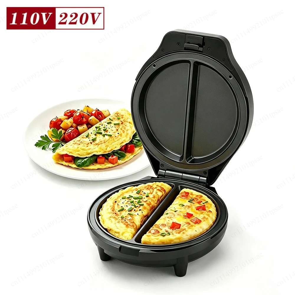 110V-220V Frying Machine Non stick Double Mini Pancake Machine Burger Breakfast Machine Small Electric Grill