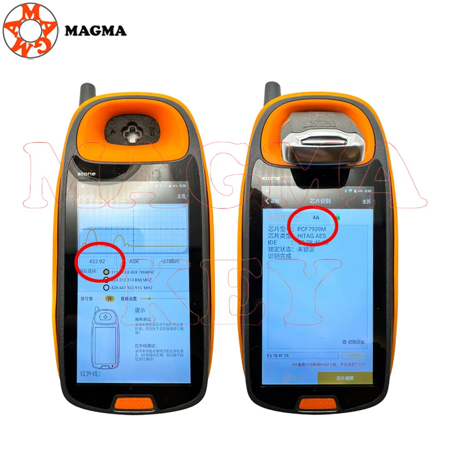 MAGMA OHT-4882056 4A PCF7939MA رقاقة 433 ميجا هرتز بدون مفتاح الذهاب سيارة مفتاح بعيد 68291687AD ل دودج رام 1500 TRX بيك اب 2019 2020 2021 #5