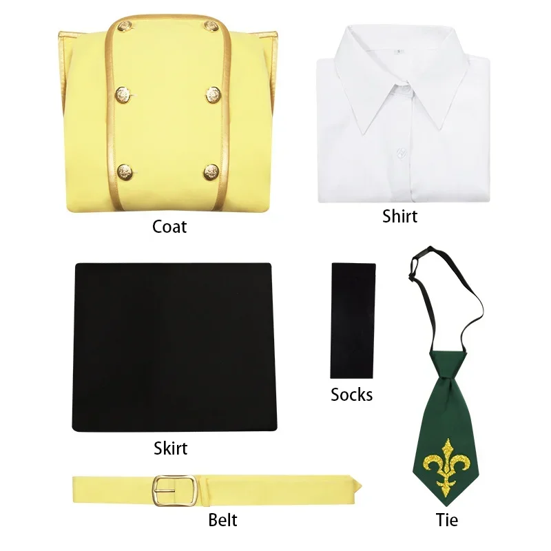 أنيمي شيرلي فينيت ميلي آشفورد تأثيري حلي النساء زي المدرسة الثانوية JK مجموعة كاملة لوليتا دعوى ملابس حفلات الهالوين