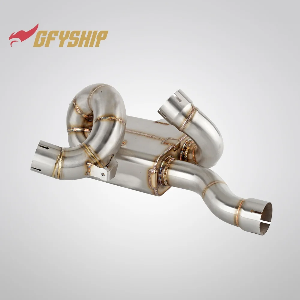 For DUCATI MULTISTRADA V4 / V4 S / V4 PIKES PEAK 2021 2022 Motorcycle Exhaust Middle Link Pipe Slip-on